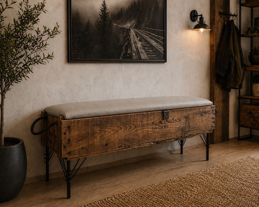 Пейка милитари сандък арт деко стил