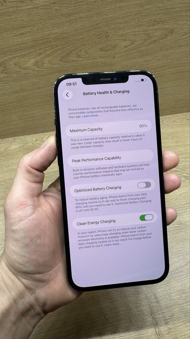 iPhone 12 Pro MAX 128Gb Pacific blue 90% battery life