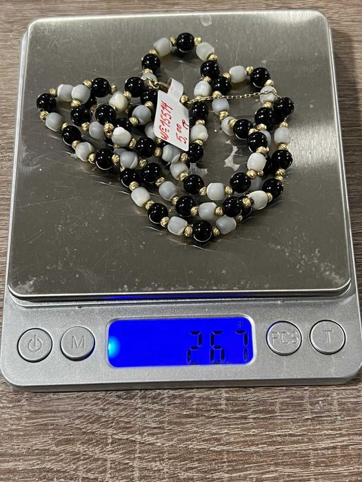 Златен синджир с маниста 585