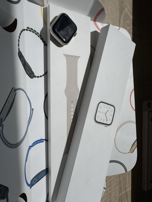Apple Watch Series 7 (41mm) – Пълен комплект + подаръци
