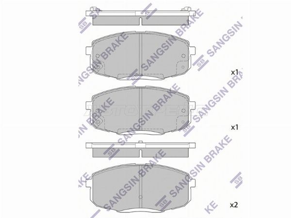 Колодки тормозные Kia Ceed