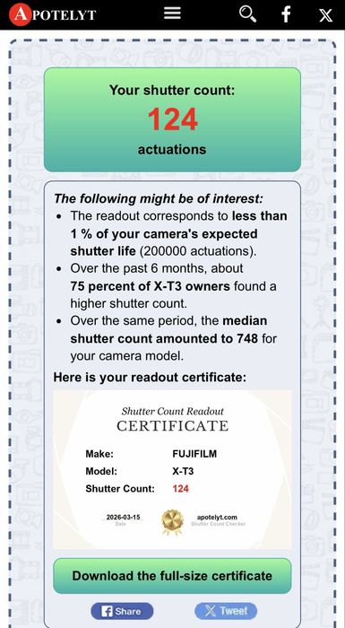 Fujifilm X-T3 камера