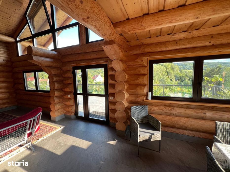 Vila din busteni DE INCHIRIAT – Lisnau, 30km de Brasov