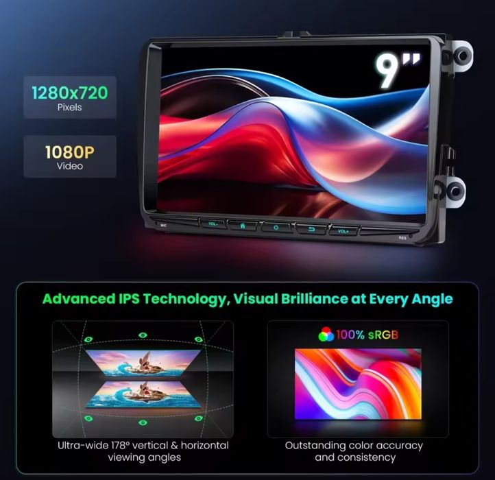 Navigatie auto vw audi seat skoda 4gb ram