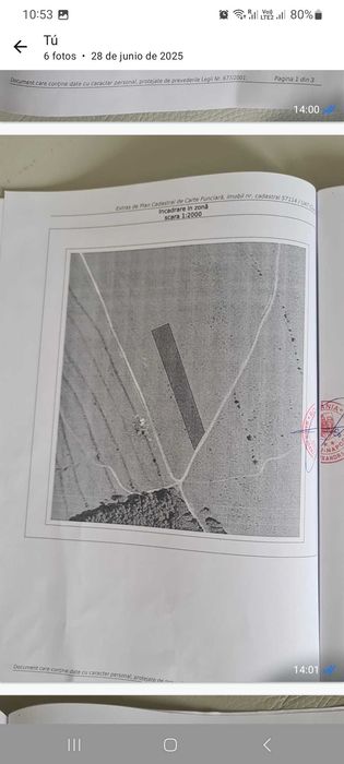 Teren extravilan  2500m2.  Panorama superba.-Salicea