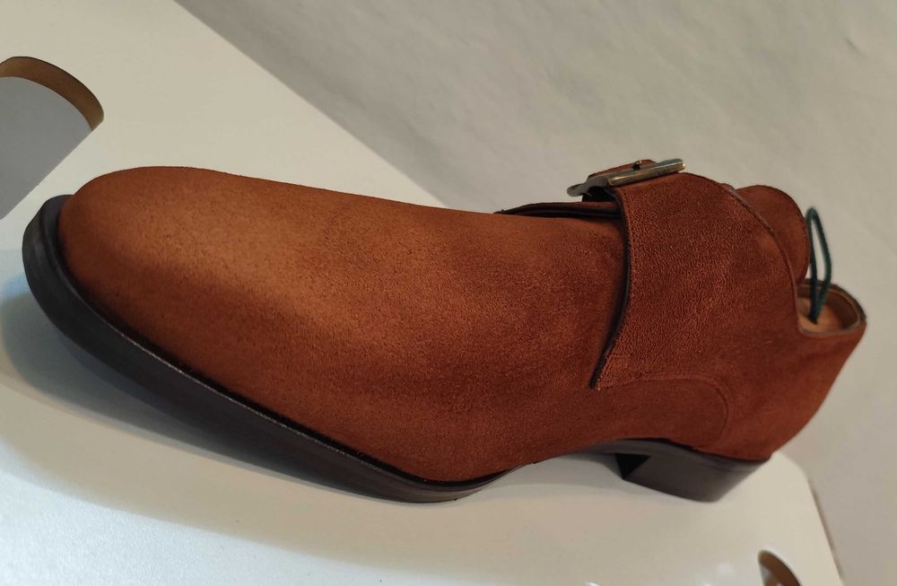 Pantofi monk 45 de lux Daniel Kenneth NOI lucrati manual piele natural