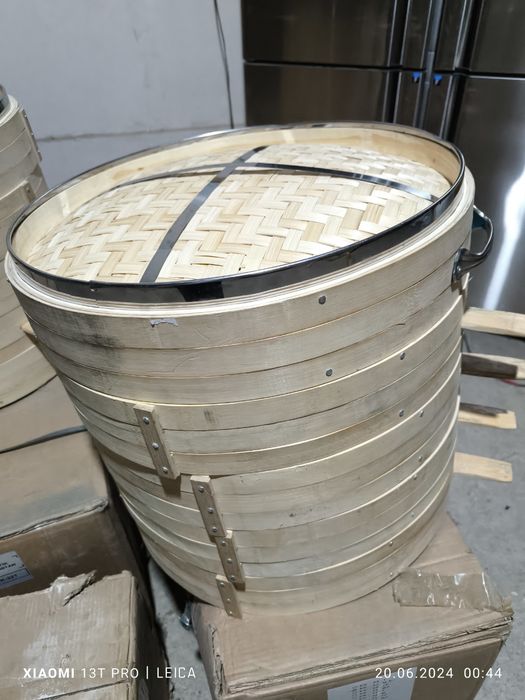 Манти пишириш учун бамбук лик пантикосконлар