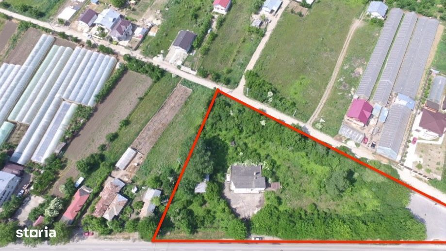 Teren 6000 mp cu hale și utilități, de închiriat în Vidra, Ilfov