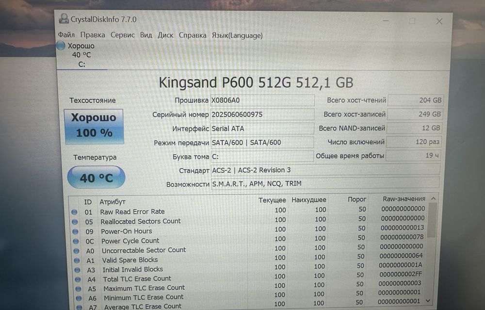 Новые SSD m2 512
