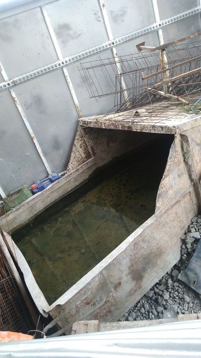 Емкость туфельки бетонная