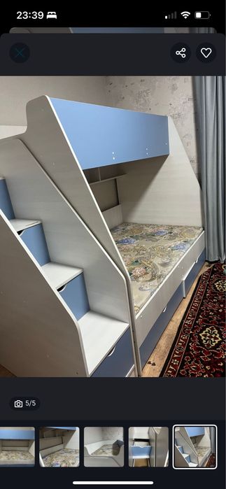 Детсткая двухьярусная кровать