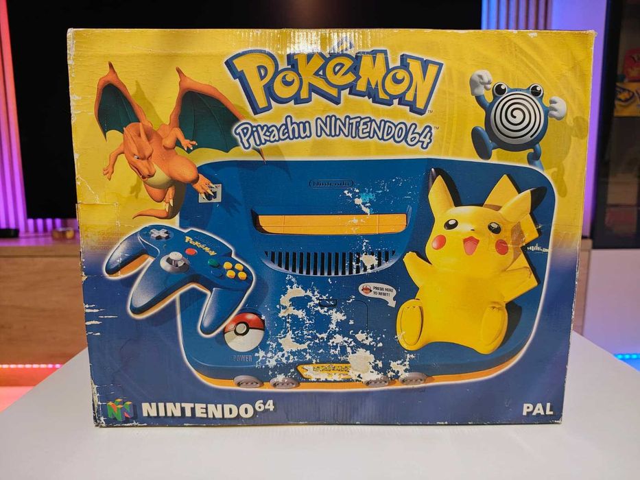 Nintendo 64 Pikachu Edition N64 Complete in box