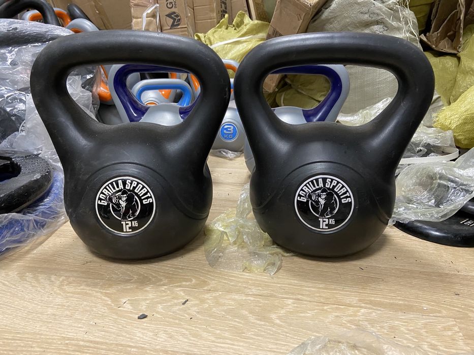 Kettlebell set 24 kg- 12 kg+12 kg= 24 kg noi made in germany profesion