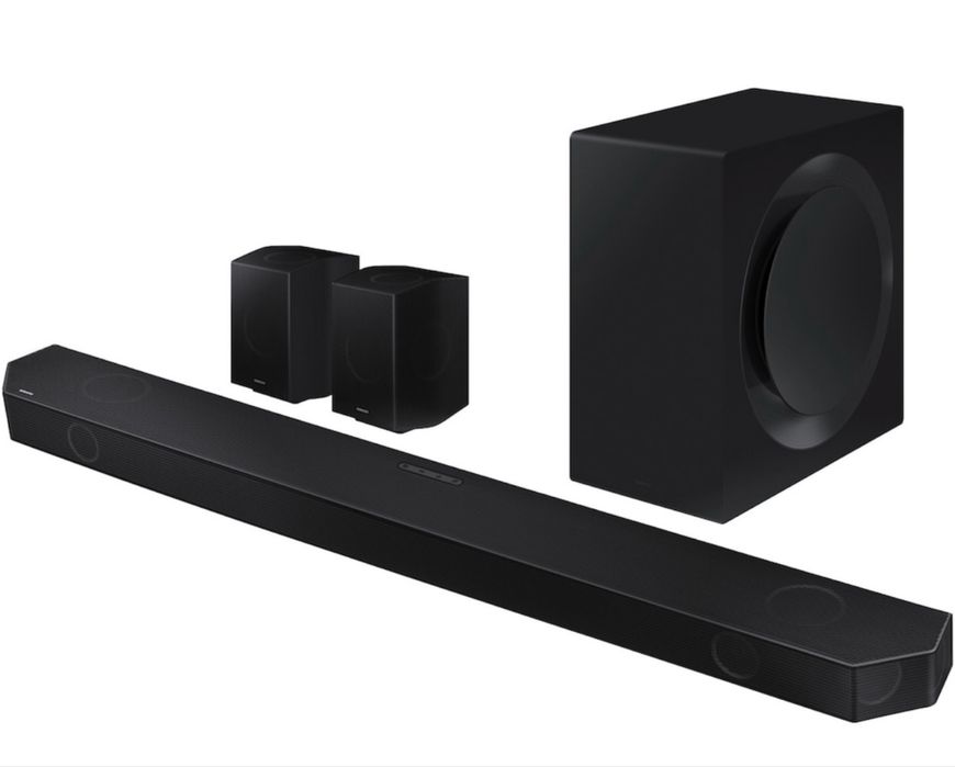 Soundbar Samsung HW-Q930B, 9.1.4, 540W, Bluetooth, Wireless Dolby Atmos, subwoofer si sateliti  Wireless, negru