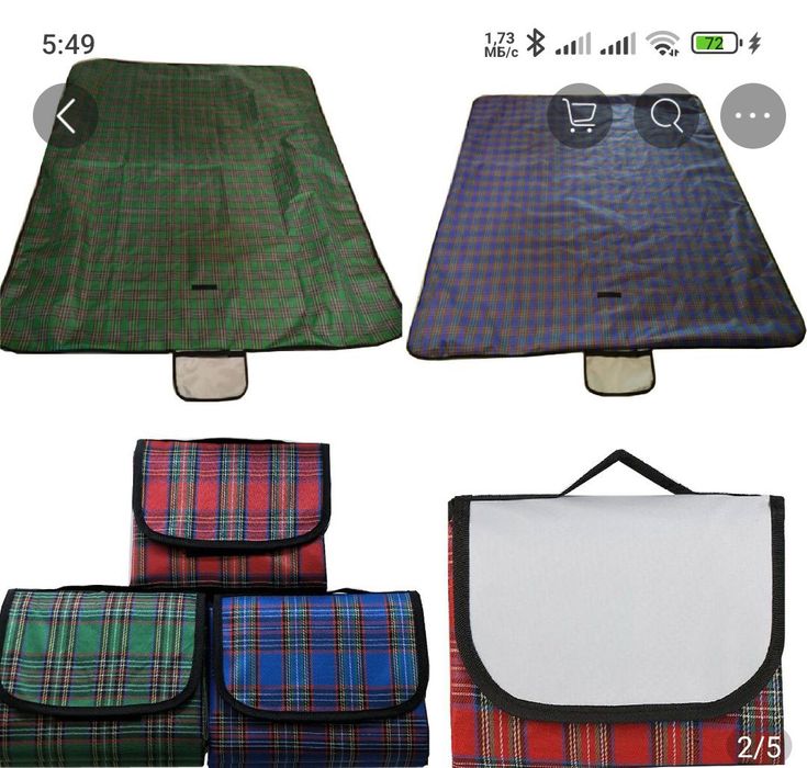 Пикник коврик складной