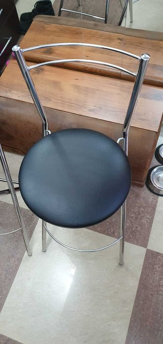 Scaune Inalte de Bar Cromate