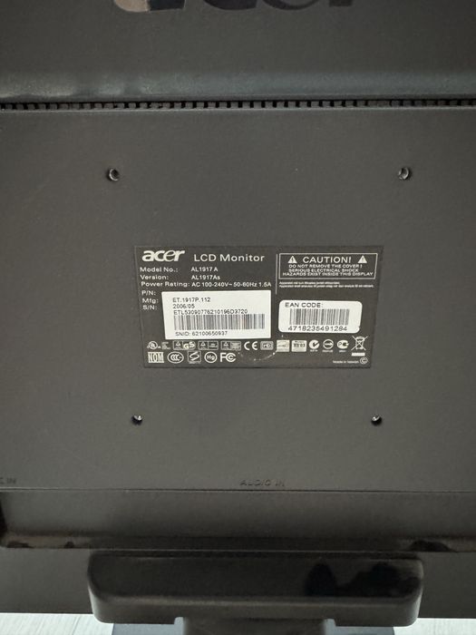 Монитор acer пк.