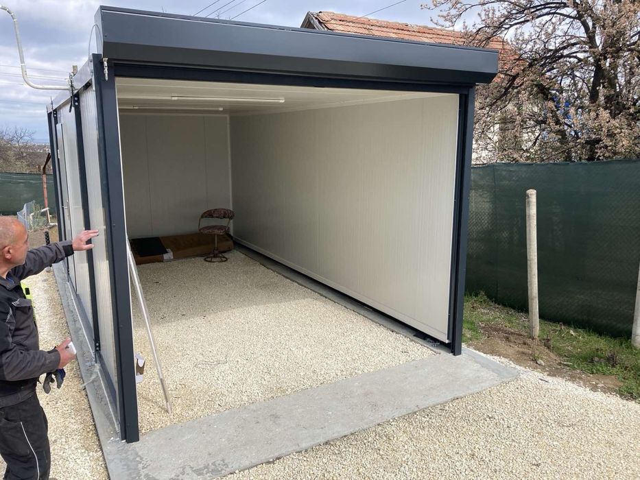 Гараж модулни контейнери гаражи сглобяеми Налични