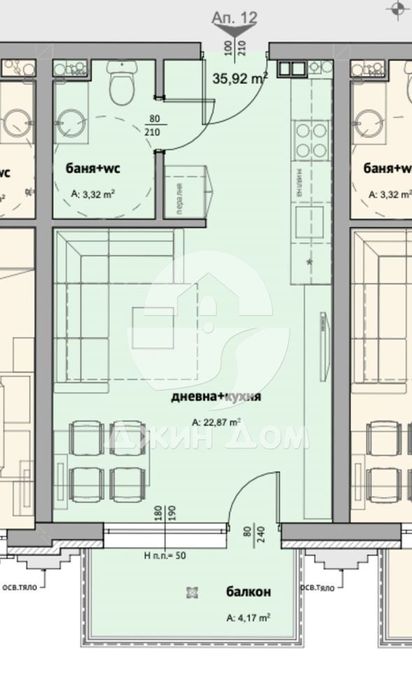 Продава се Едностаен апартамент в Свети Влас - 41 кв.м за 815 €/кв.м - Снимка #1