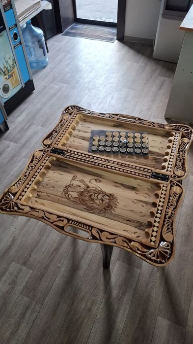 Нарды Ручной работы с резкой