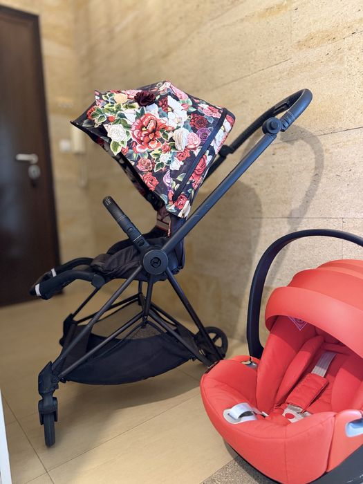 Cybex Mios лятна количка + кошче за кола