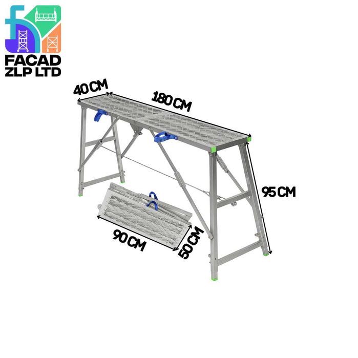 Регулируемая складная лестница, оцинкованные леса, импорт, Китай