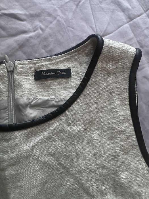 Коктейльное платье. Лен. Massimo dutti