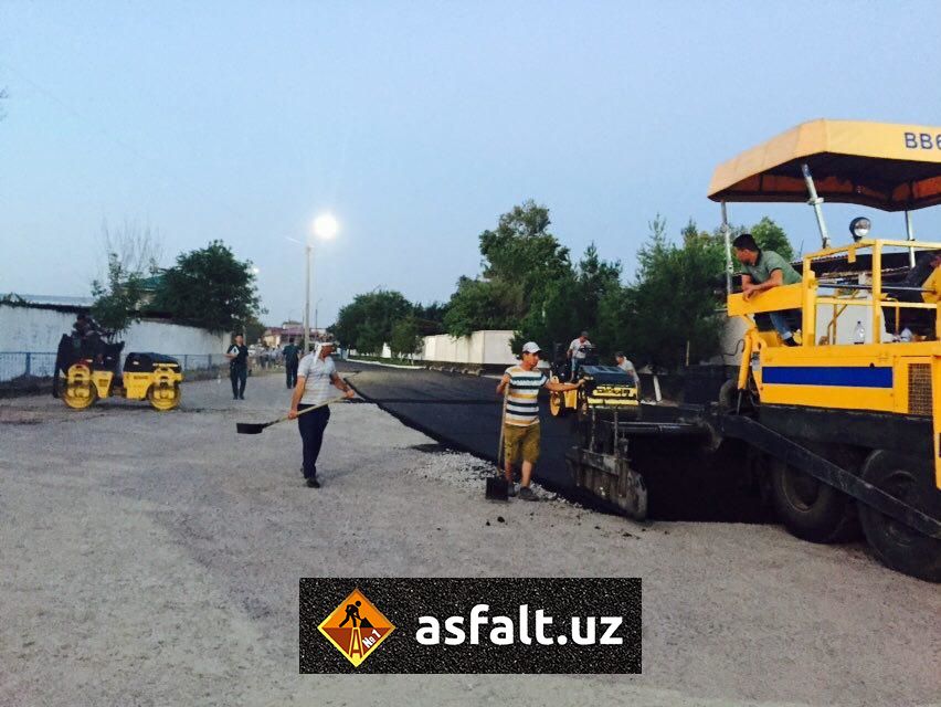 Качественное асфальтирование дорог в Ташкенте.