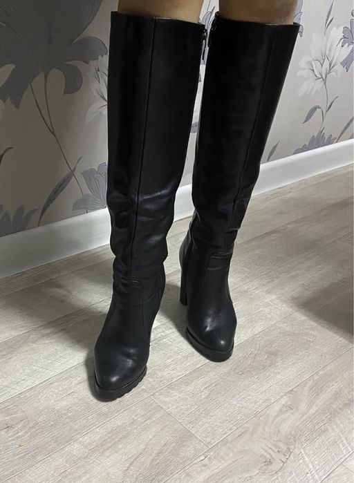 Зимние натуральные сапоги