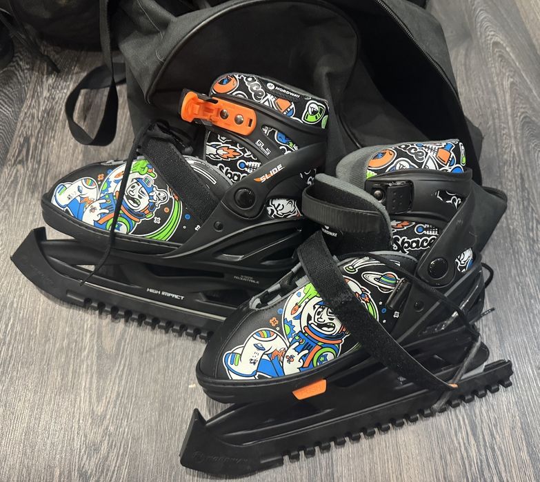 Коньки подростковые Nordway раздвижные, размер 36-41