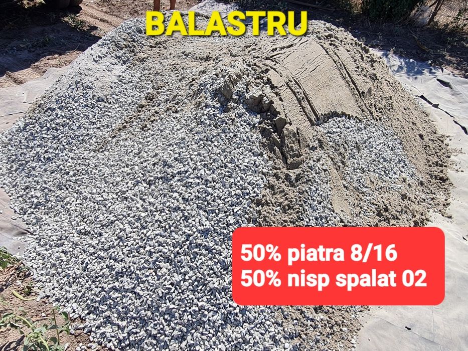 Balastru amestec ( piatra cu nisip)
