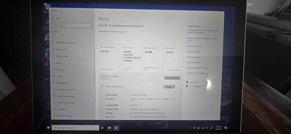 Tableta Microsoft Surface Pro 4