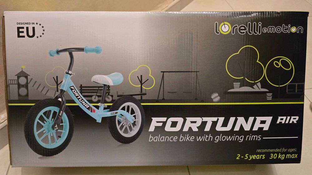 Детско Колело за Баланс LORELLI. Fortuna, Air, Светещи Джанти Dark