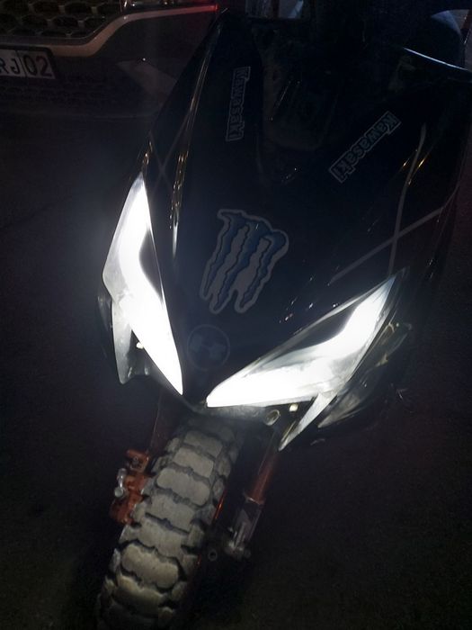 Мопед на ходу!!!