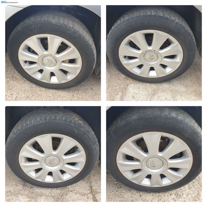 Set 4 Jante Roti Aliaj 205 55 16 R16 4x108 Citroen C4 2004 - 2016 [Q0559]