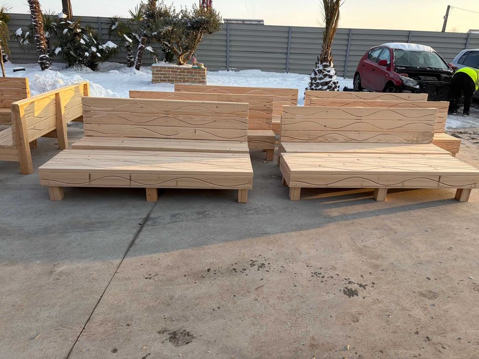 Banci si mese confectie din LEMN