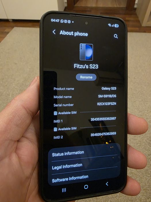 Samsung S23, 256GB garanție până în 2027