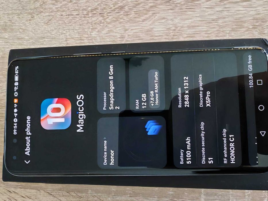 Honor Magic 5 Pro 512 GB 12gb ram