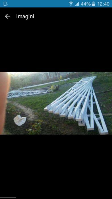 Vand ferme metalice cu deschidere de 14 metri 7 bucăți 13000 de lei