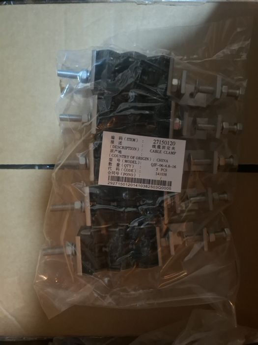 Клемпы зажимы для оптики и кабеля