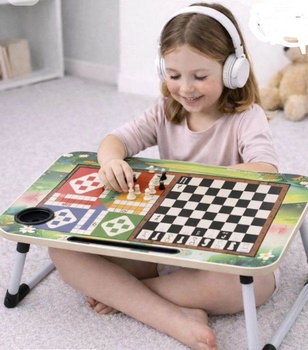 Складной мини-столик с ярким детским дизайном