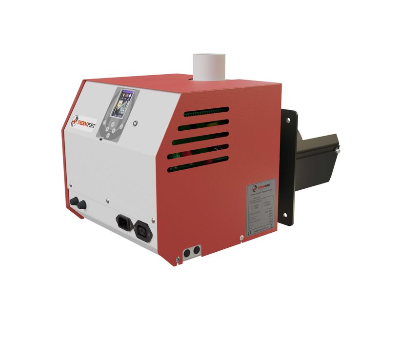 Arzator peleti ThermFort TP 30kW, peleti de paie, floare, samburi
