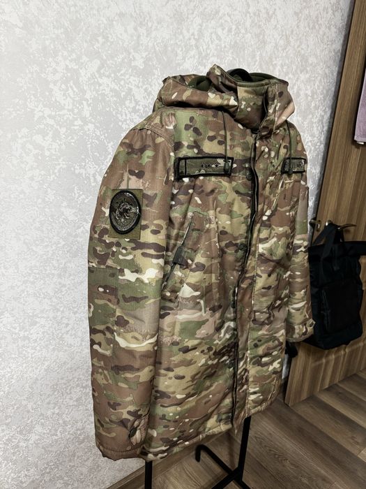 Бушлат мультикам военная куртка с ватником