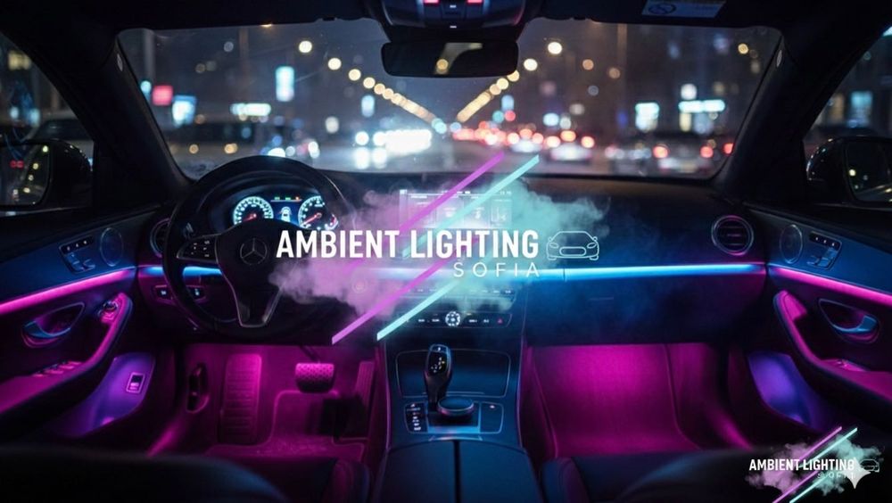 Поставяне на амбиентно осветление за всички видове автомобили