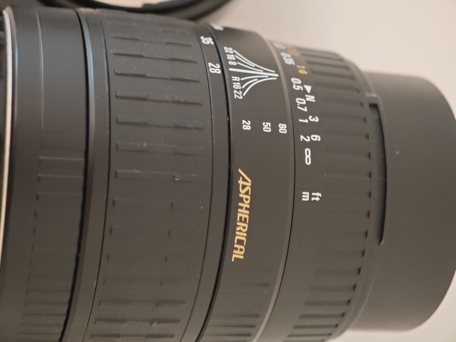 Obiectiv foto Sigma.