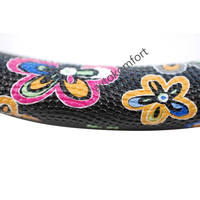 Дамски С Цветя Калъф За Волан С Размер 38 см За Автомобил Кола