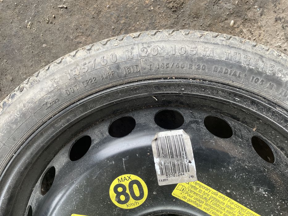 Roata rezerva Audi a6 c7 145/60 r20