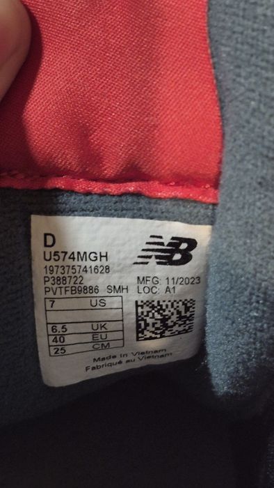 New balance 574 размер 40