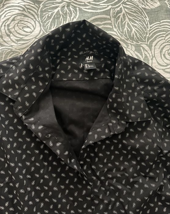 Мъжка черна риза H&M