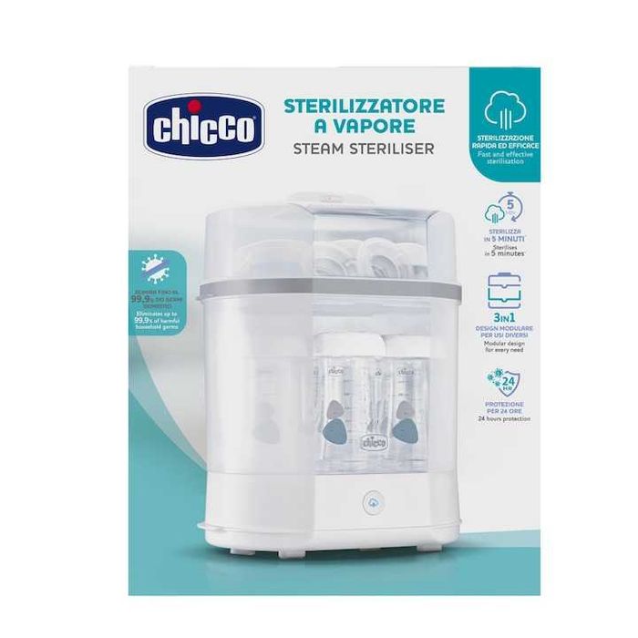 Sterilizator electric cu aburi 3 in 1 Chicco